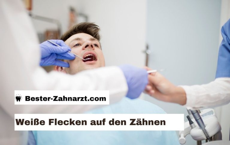 Weiße Flecken auf den Zähnen